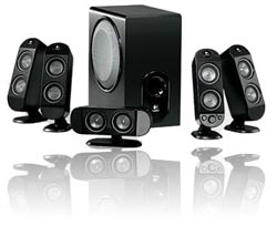 BLACK LOGITECH X530 5.1 SPKRS